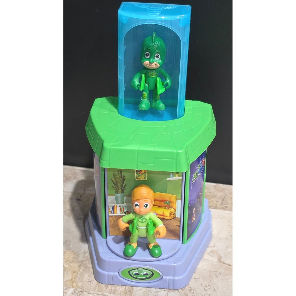 PJ Masks Gekko Transforming Figure Set Greg to Gekko Playset Just Play 3059HK01